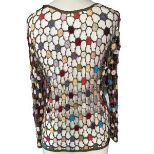 Hand Beaded Sweater Crocheted (like the Gianni Versace one)
